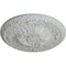 Ekena Millwork Amelia Ceiling Medallion (Fits Canopies up to 2 3/8"), Hand-Painted Frost, 19 5/8"OD x 3/4"P CM20AMFRF - alternate 2